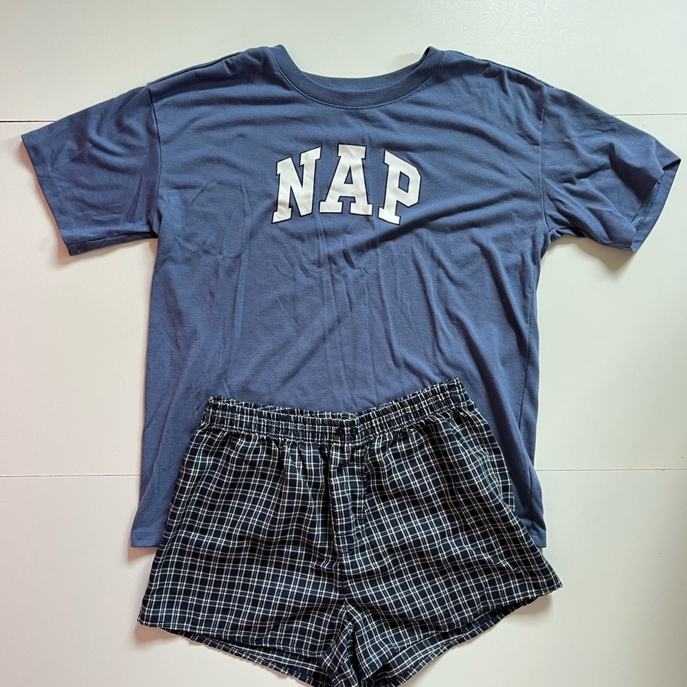 GAP Blue and Black Junior Pajama Set